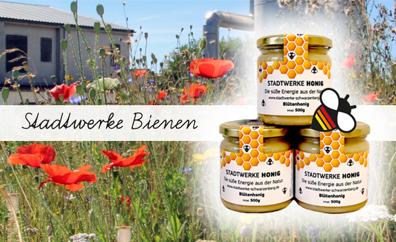 Den Honig aus Schwarzenberg gibt es auch zu kaufen. 