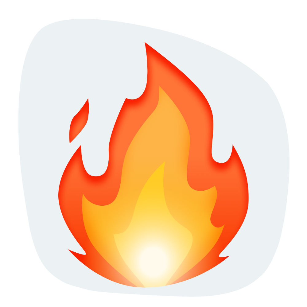 Flamme symbolisiert regionale Wärmenetze im Erzgebirge, erneuerbare Energien und nachhaltige Wärmeversorgung.