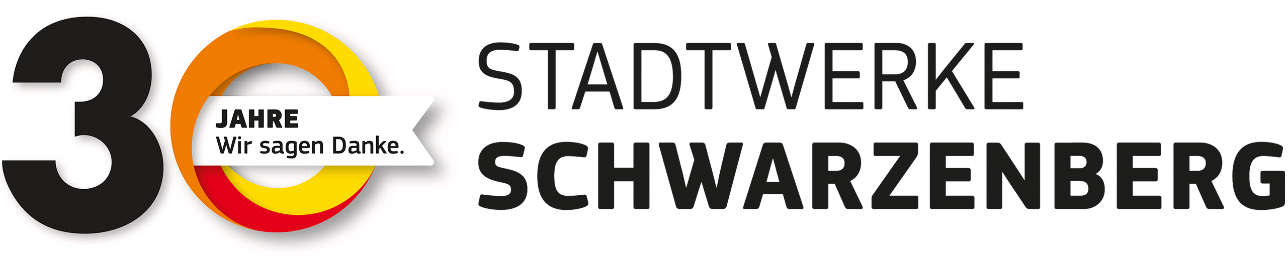 Logo 30 Jahre Stadtwerke Schwarzenberg